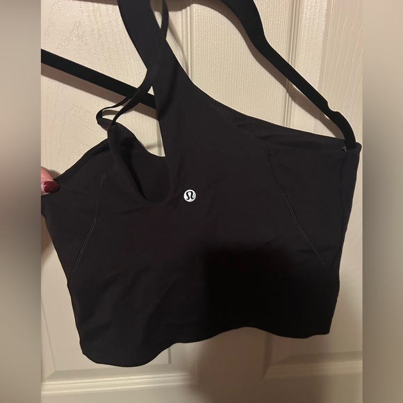 Women's Lululemon Black One-Shoulder Top - Picture 2 of 2
